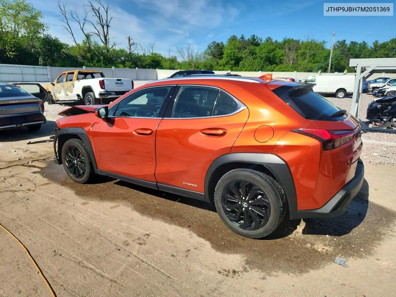 2021 Lexus Ux 250H VIN: JTHP9JBH7M2051369 Lot: 54704736