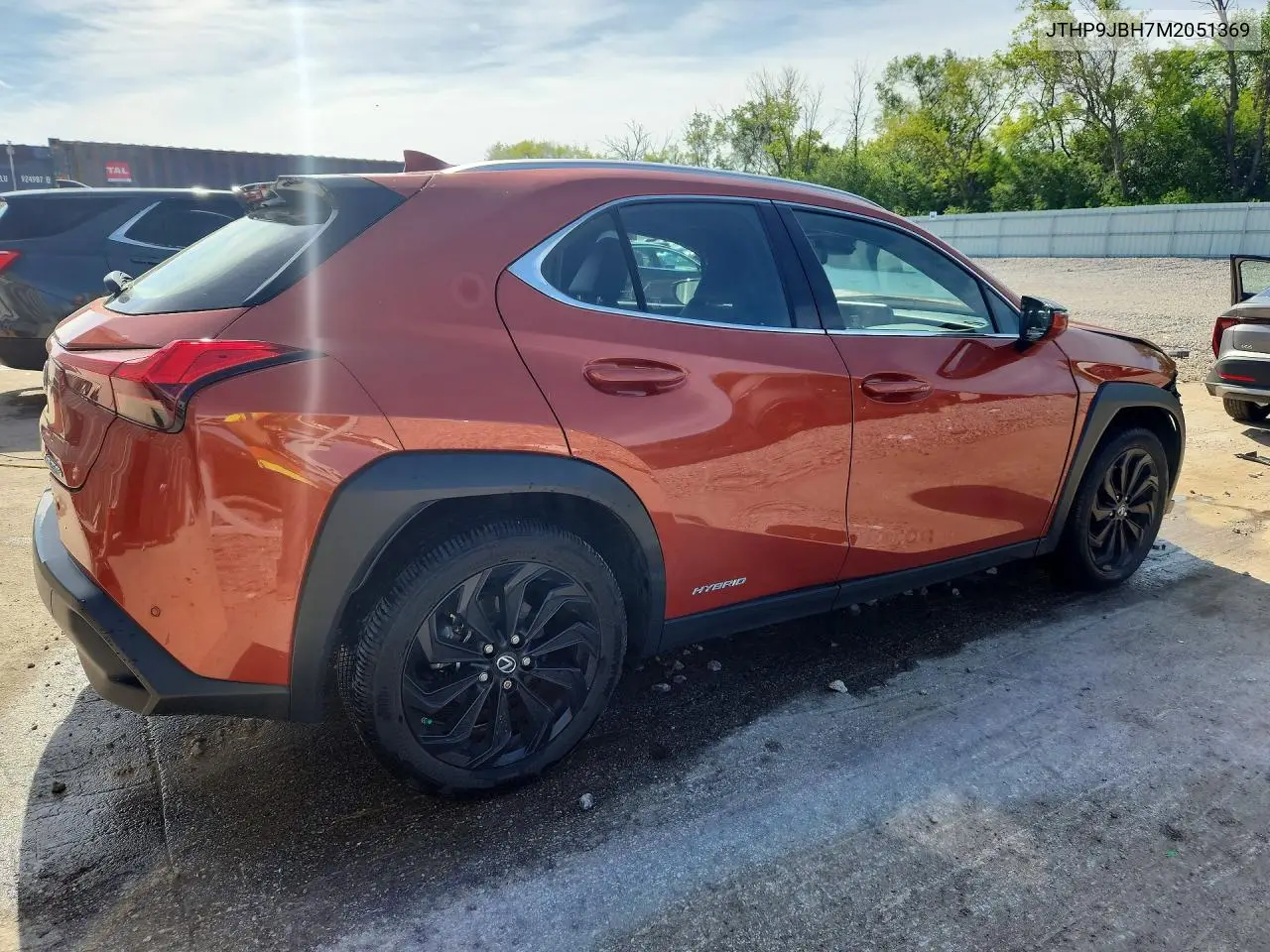 2021 Lexus Ux 250H VIN: JTHP9JBH7M2051369 Lot: 54704736
