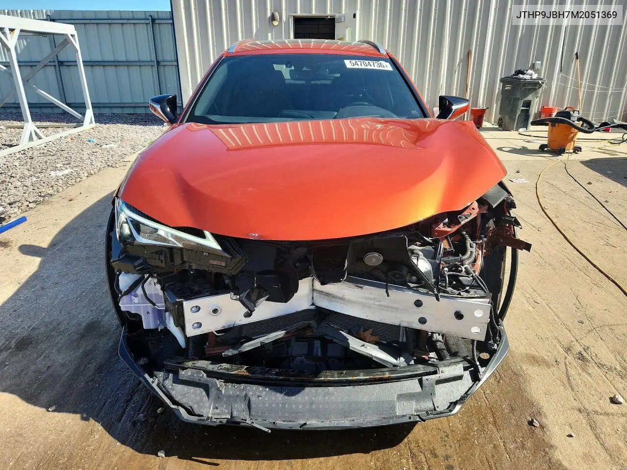 2021 Lexus Ux 250H VIN: JTHP9JBH7M2051369 Lot: 54704736
