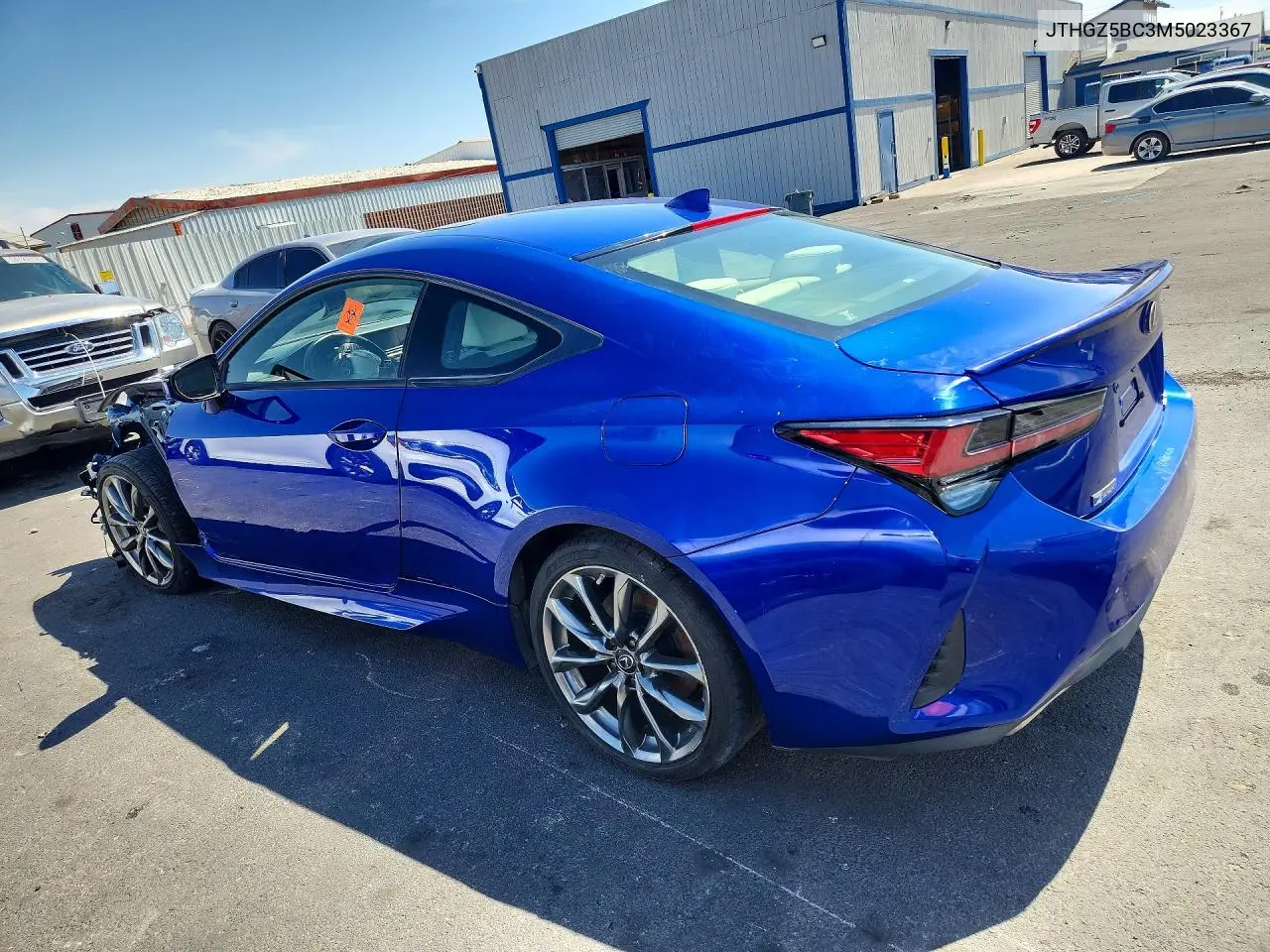 2021 Lexus Rc 350 F Sport VIN: JTHGZ5BC3M5023367 Lot: 54789026