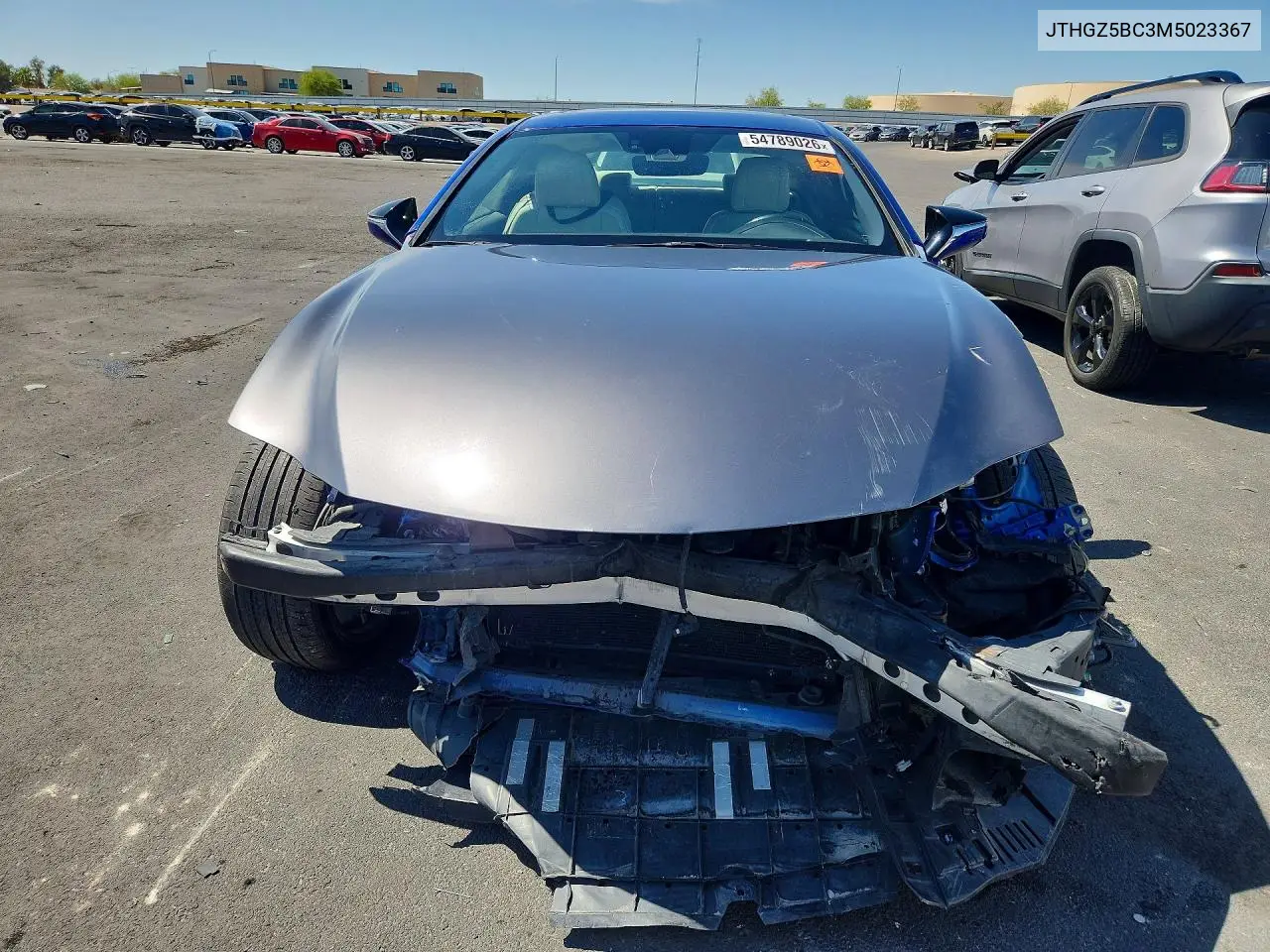 2021 Lexus Rc 350 F Sport VIN: JTHGZ5BC3M5023367 Lot: 54789026