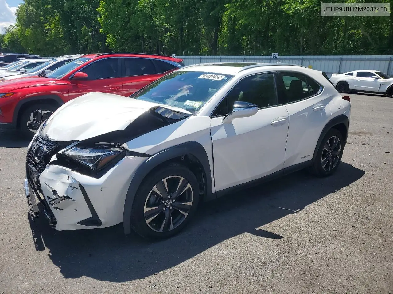 2021 Lexus Ux 250H VIN: JTHP9JBH2M2037458 Lot: 55424566