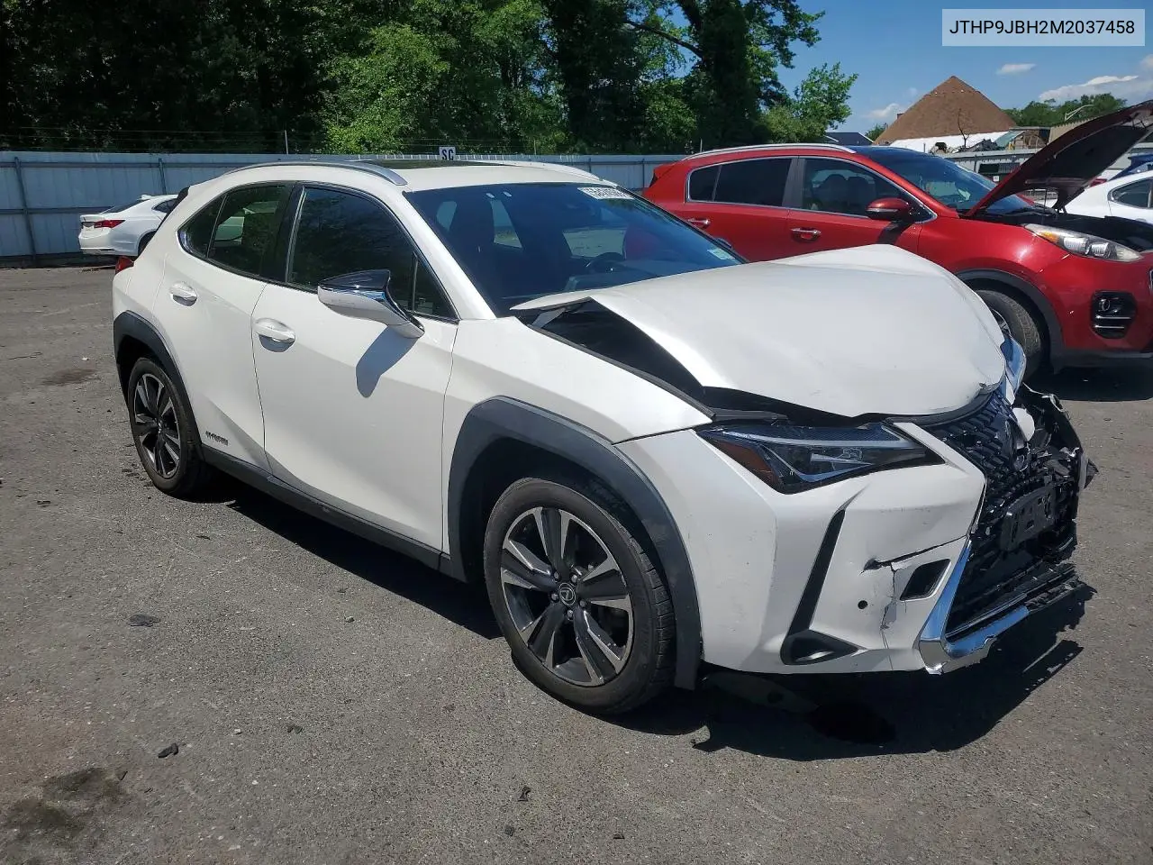 2021 Lexus Ux 250H VIN: JTHP9JBH2M2037458 Lot: 55424566
