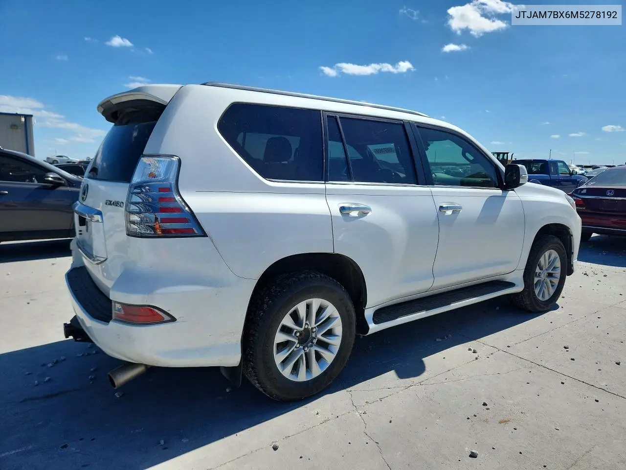 2021 Lexus Gx 460 Premium VIN: JTJAM7BX6M5278192 Lot: 56691656