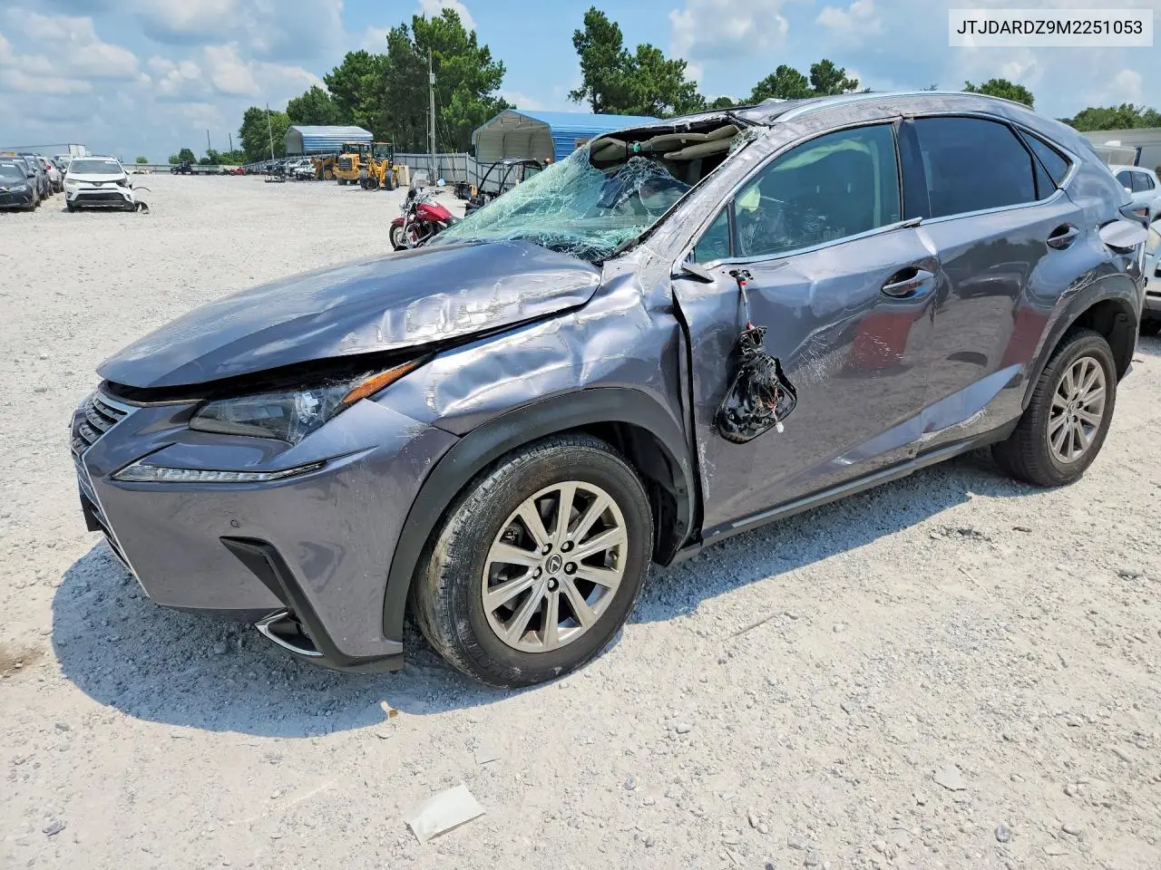2021 Lexus Nx 300 Base VIN: JTJDARDZ9M2251053 Lot: 59318636