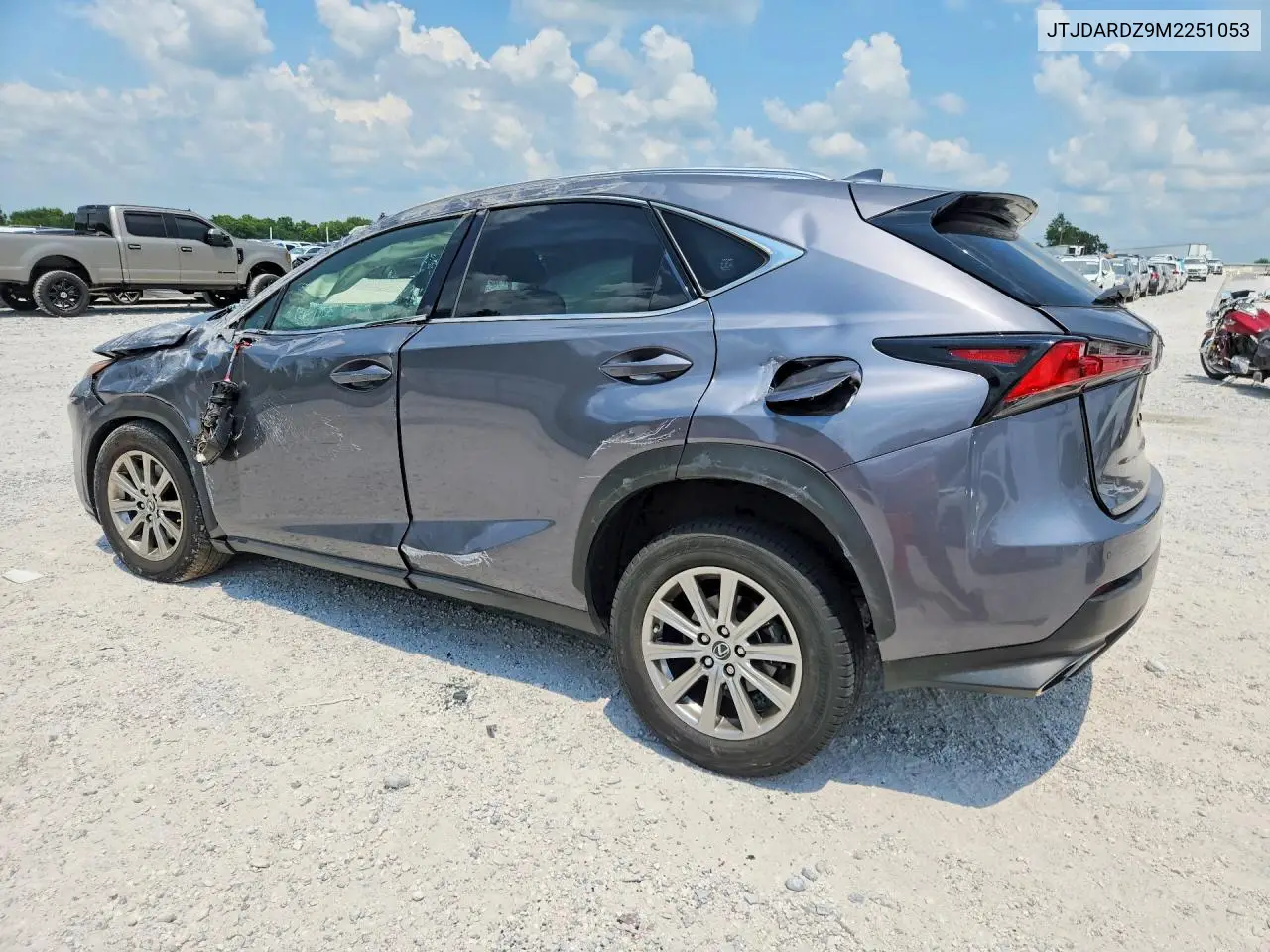 2021 Lexus Nx 300 Base VIN: JTJDARDZ9M2251053 Lot: 59318636