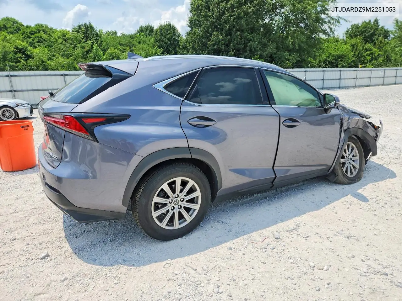 2021 Lexus Nx 300 Base VIN: JTJDARDZ9M2251053 Lot: 59318636