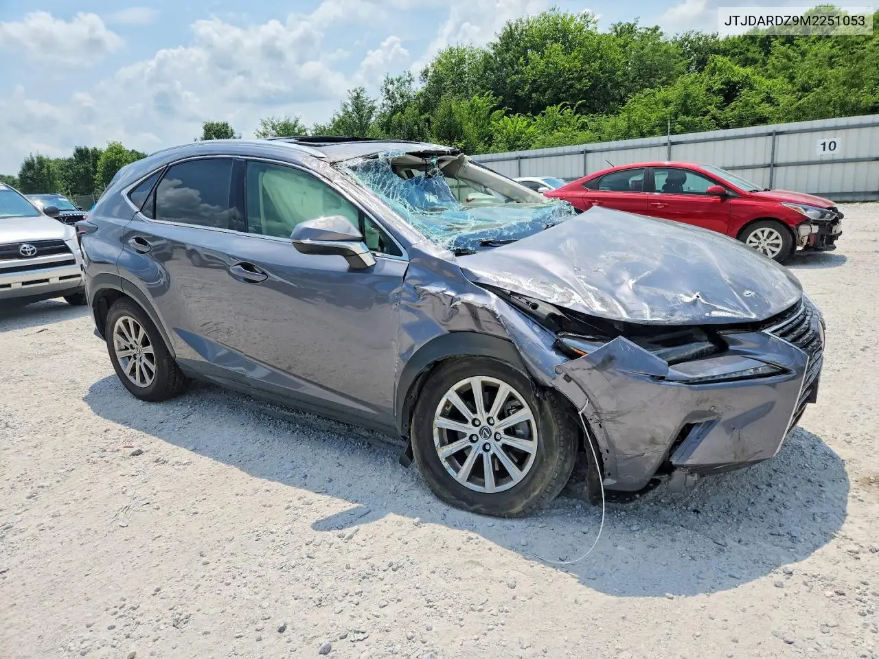 2021 Lexus Nx 300 Base VIN: JTJDARDZ9M2251053 Lot: 59318636