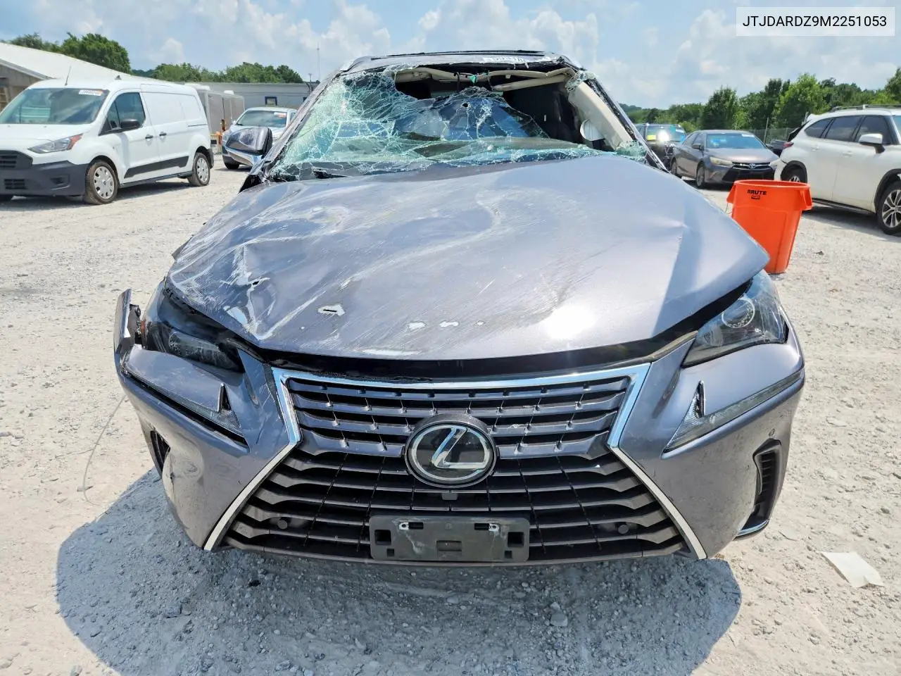 2021 Lexus Nx 300 Base VIN: JTJDARDZ9M2251053 Lot: 59318636