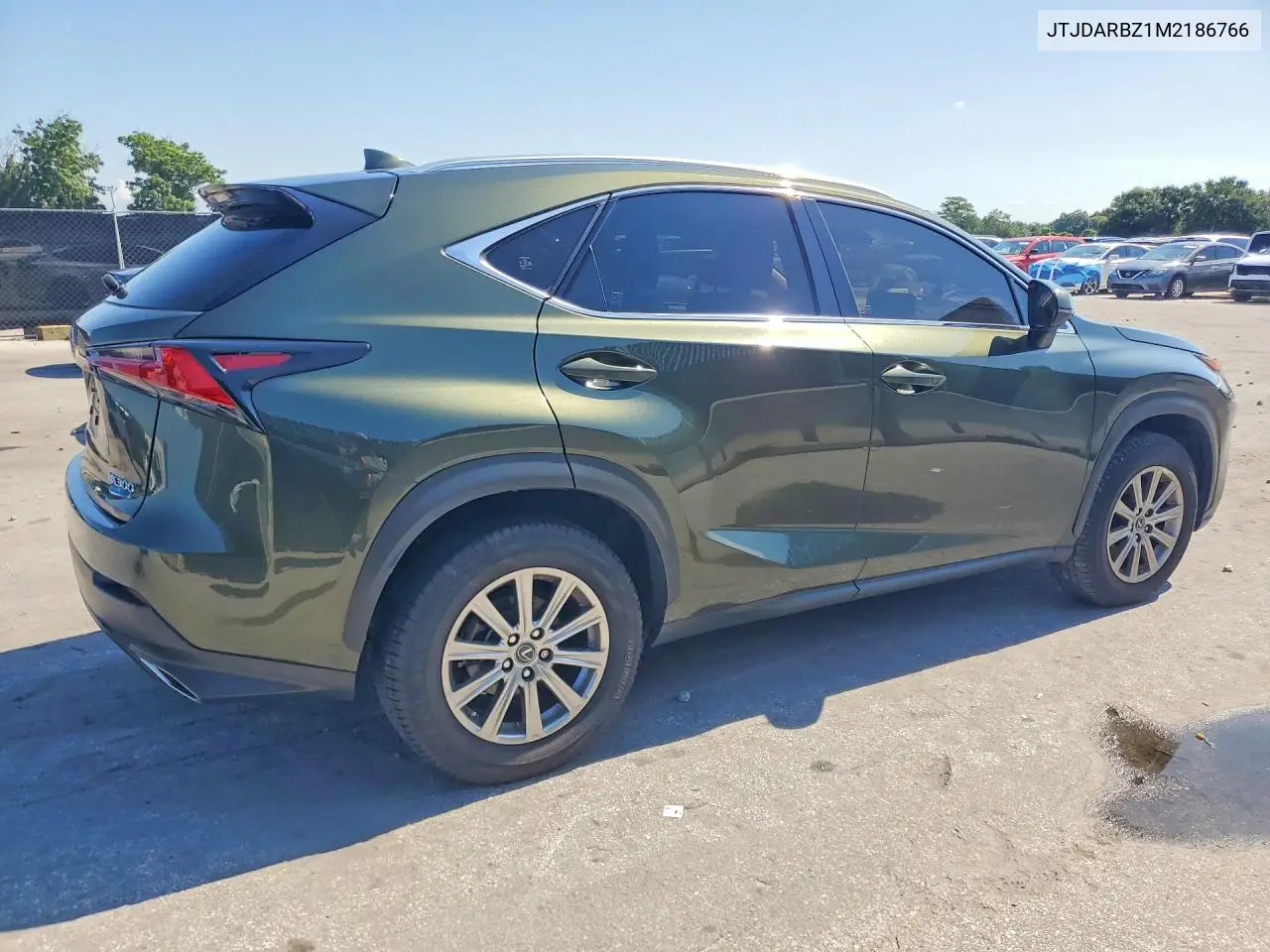 2021 Lexus Nx 300 Base VIN: JTJDARBZ1M2186766 Lot: 59881646