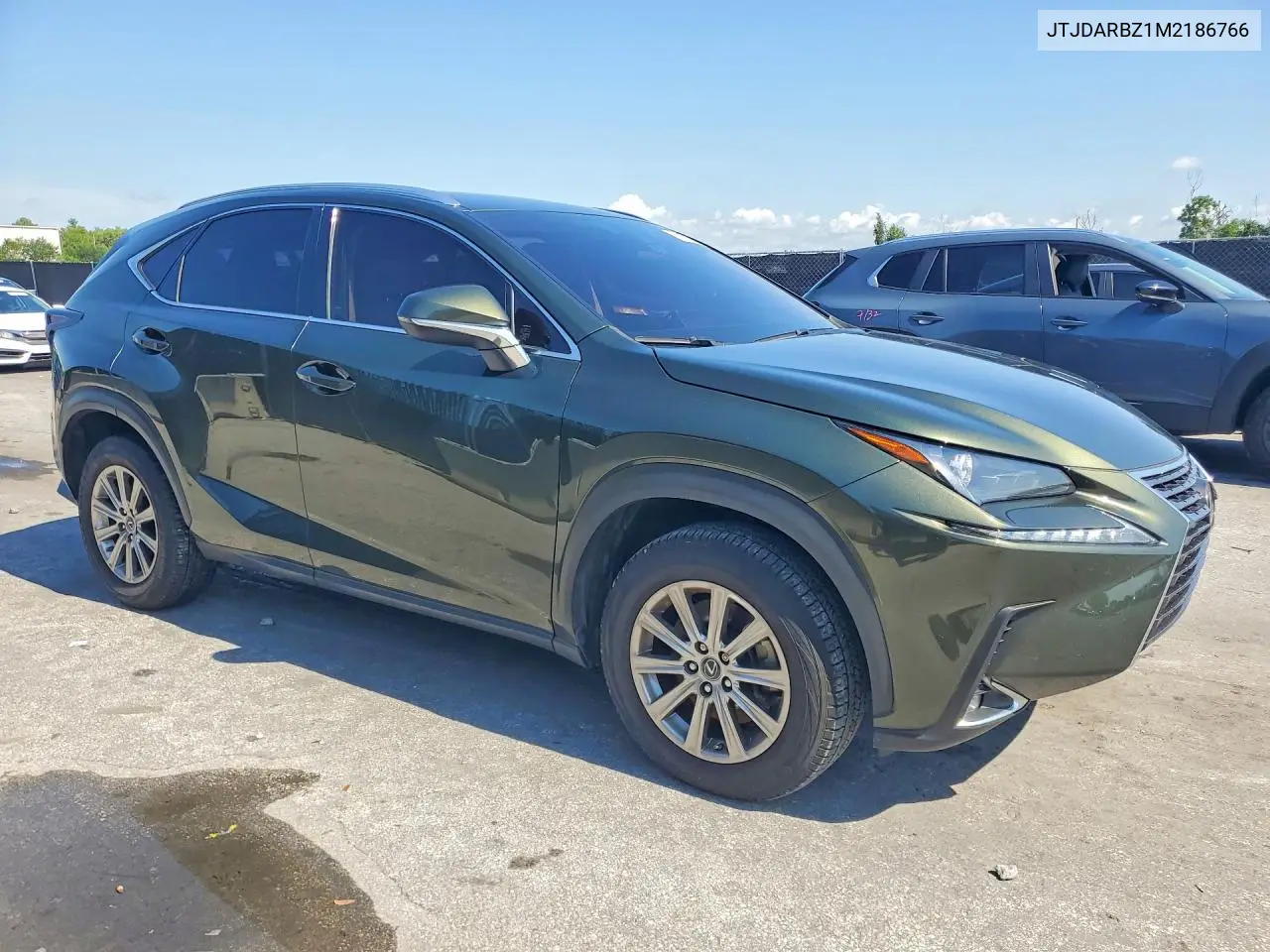 2021 Lexus Nx 300 Base VIN: JTJDARBZ1M2186766 Lot: 59881646