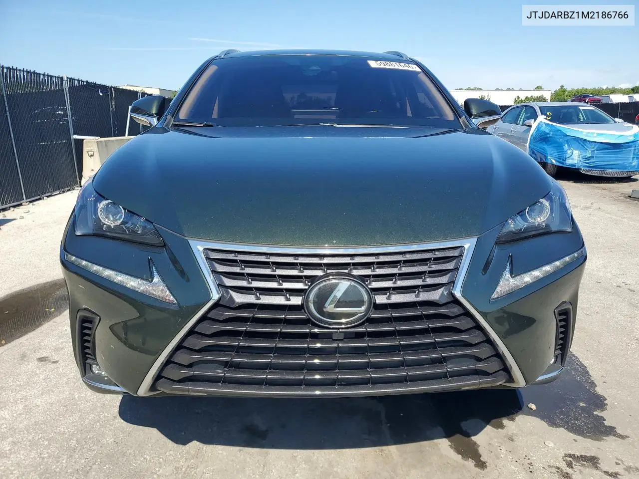 2021 Lexus Nx 300 Base VIN: JTJDARBZ1M2186766 Lot: 59881646