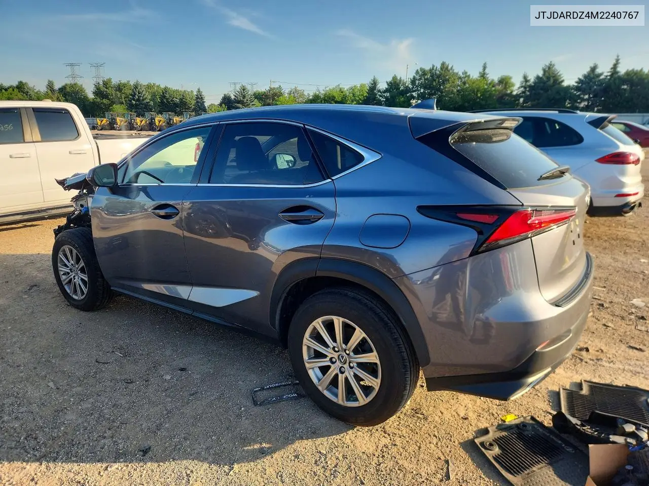 2021 Lexus Nx 300 Base VIN: JTJDARDZ4M2240767 Lot: 59898376