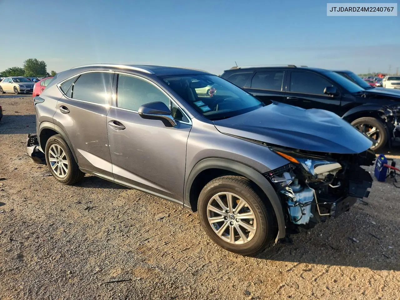 2021 Lexus Nx 300 Base VIN: JTJDARDZ4M2240767 Lot: 59898376
