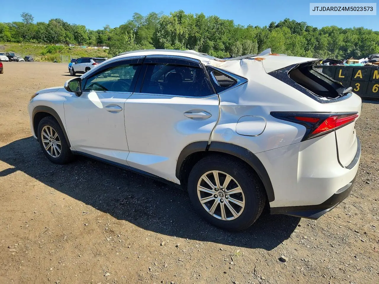 2021 Lexus Nx 300 Base VIN: JTJDARDZ4M5023573 Lot: 61287626