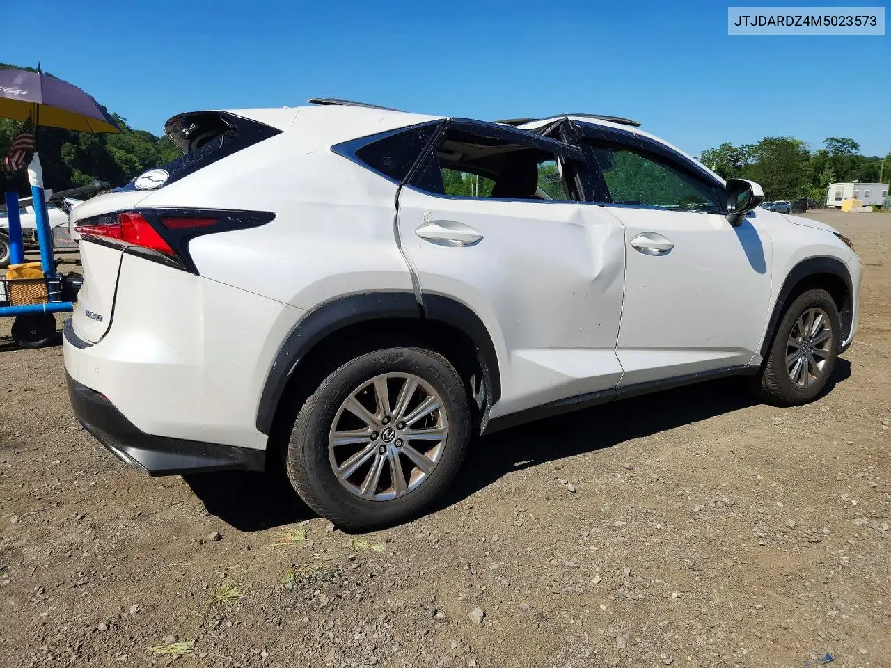 2021 Lexus Nx 300 Base VIN: JTJDARDZ4M5023573 Lot: 61287626