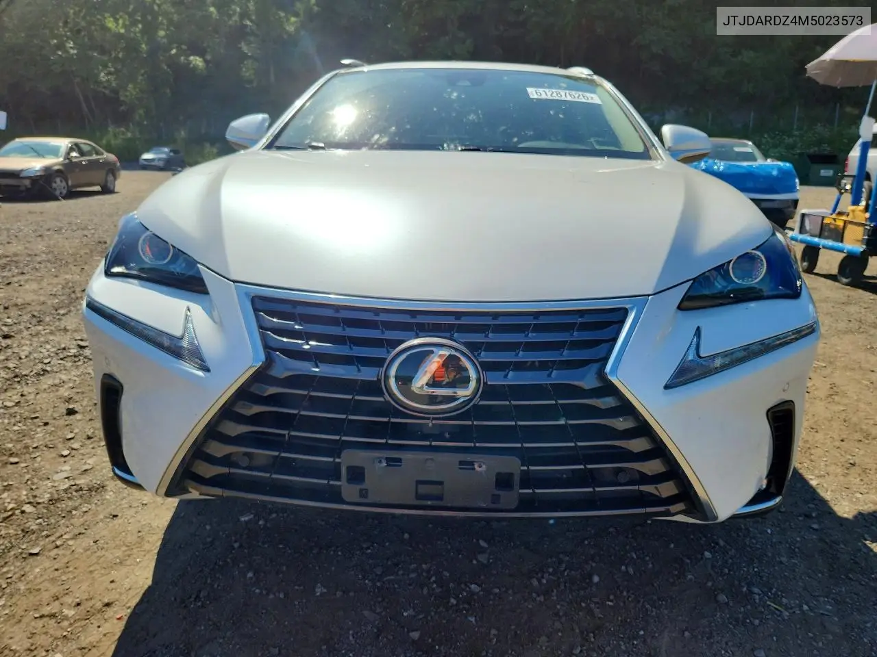2021 Lexus Nx 300 Base VIN: JTJDARDZ4M5023573 Lot: 61287626