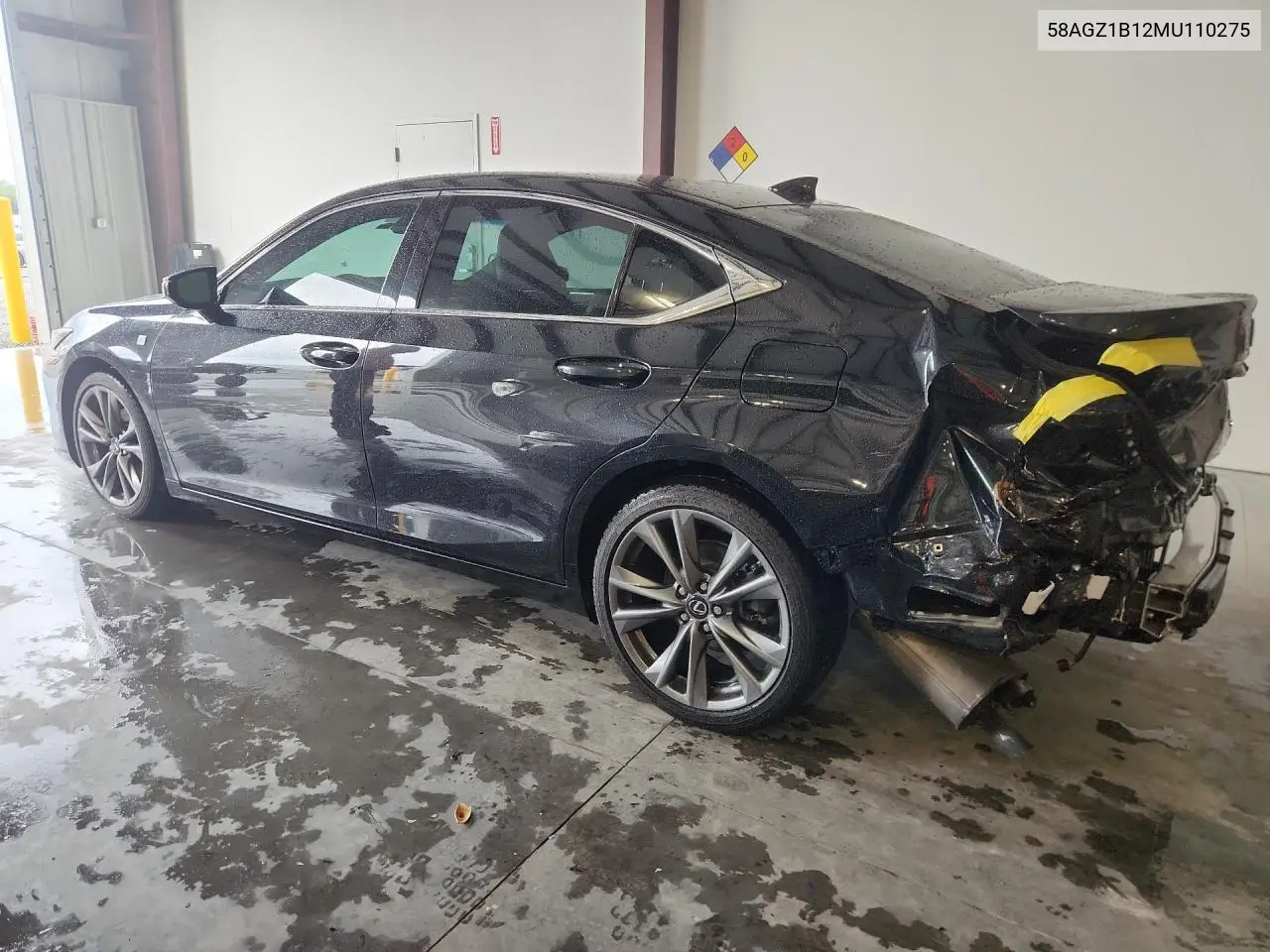 2021 Lexus Es 350 F Sport VIN: 58AGZ1B12MU110275 Lot: 61573946