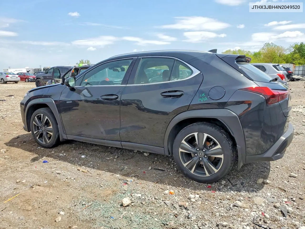 2022 Lexus Ux 200 Base VIN: JTHX3JBH4N2049520 Lot: 52219666
