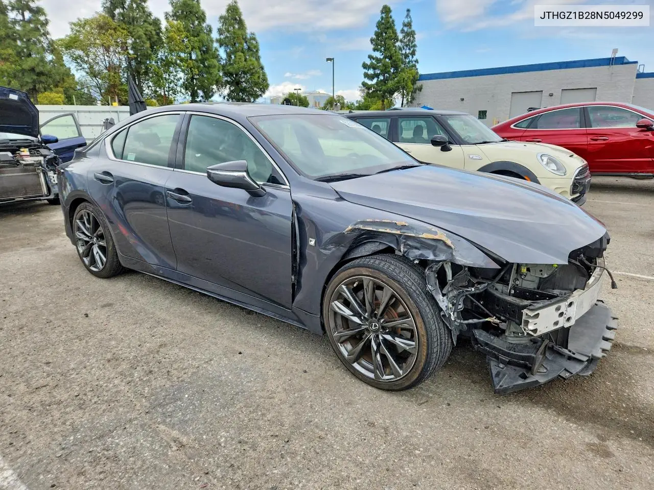 2022 Lexus Is 350 F Sport VIN: JTHGZ1B28N5049299 Lot: 52512656