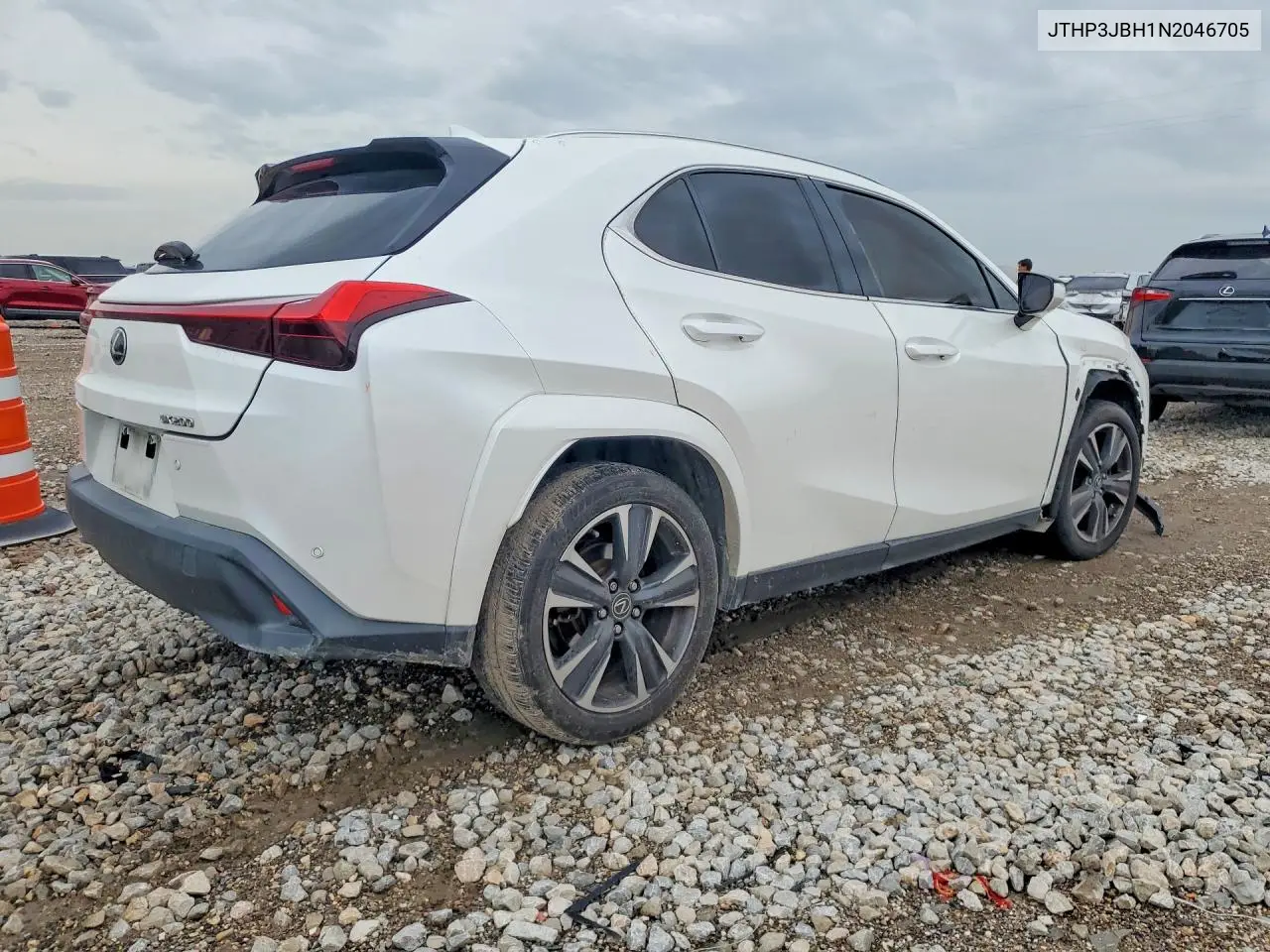 2022 Lexus Ux 200 Base VIN: JTHP3JBH1N2046705 Lot: 54410086