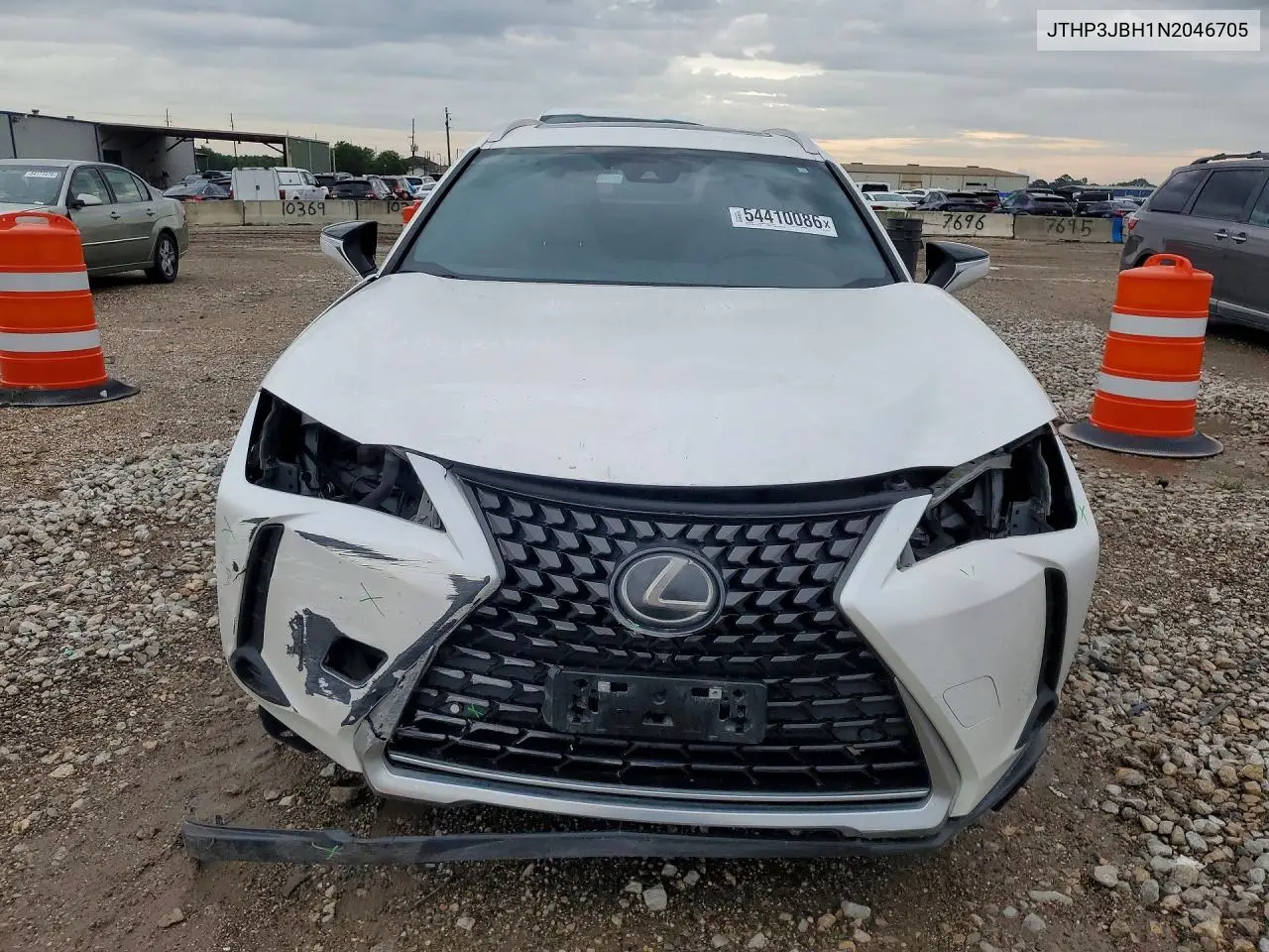 2022 Lexus Ux 200 Base VIN: JTHP3JBH1N2046705 Lot: 54410086