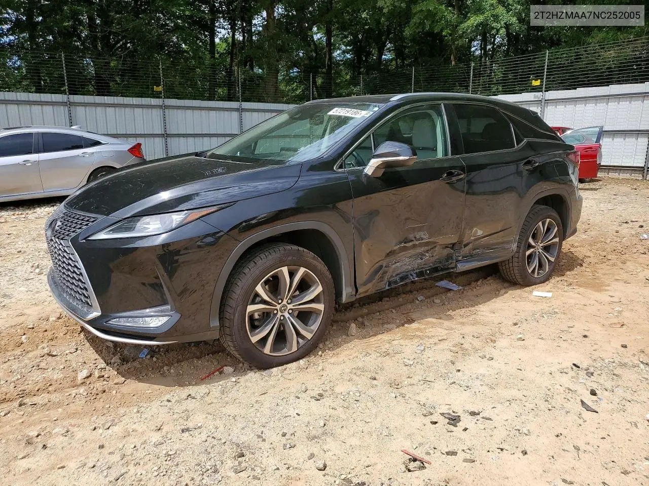 2022 Lexus Rx 350 VIN: 2T2HZMAA7NC252005 Lot: 57219186