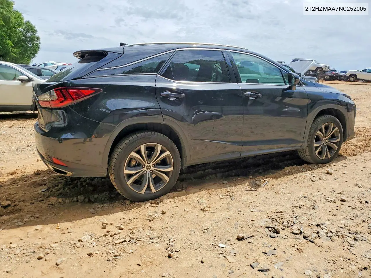 2022 Lexus Rx 350 VIN: 2T2HZMAA7NC252005 Lot: 57219186