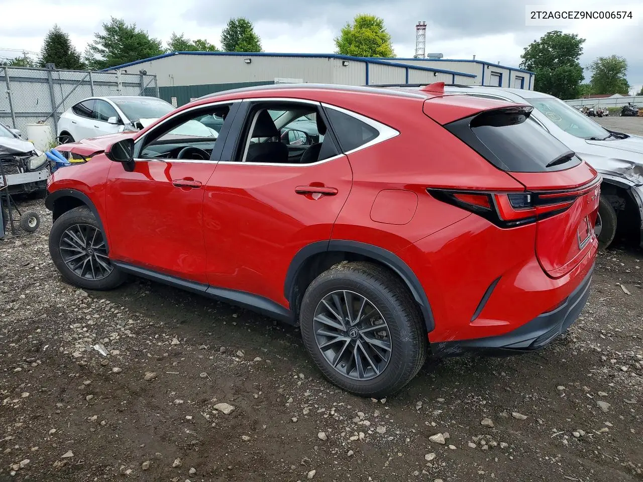2022 Lexus Nx 350 VIN: 2T2AGCEZ9NC006574 Lot: 59995166