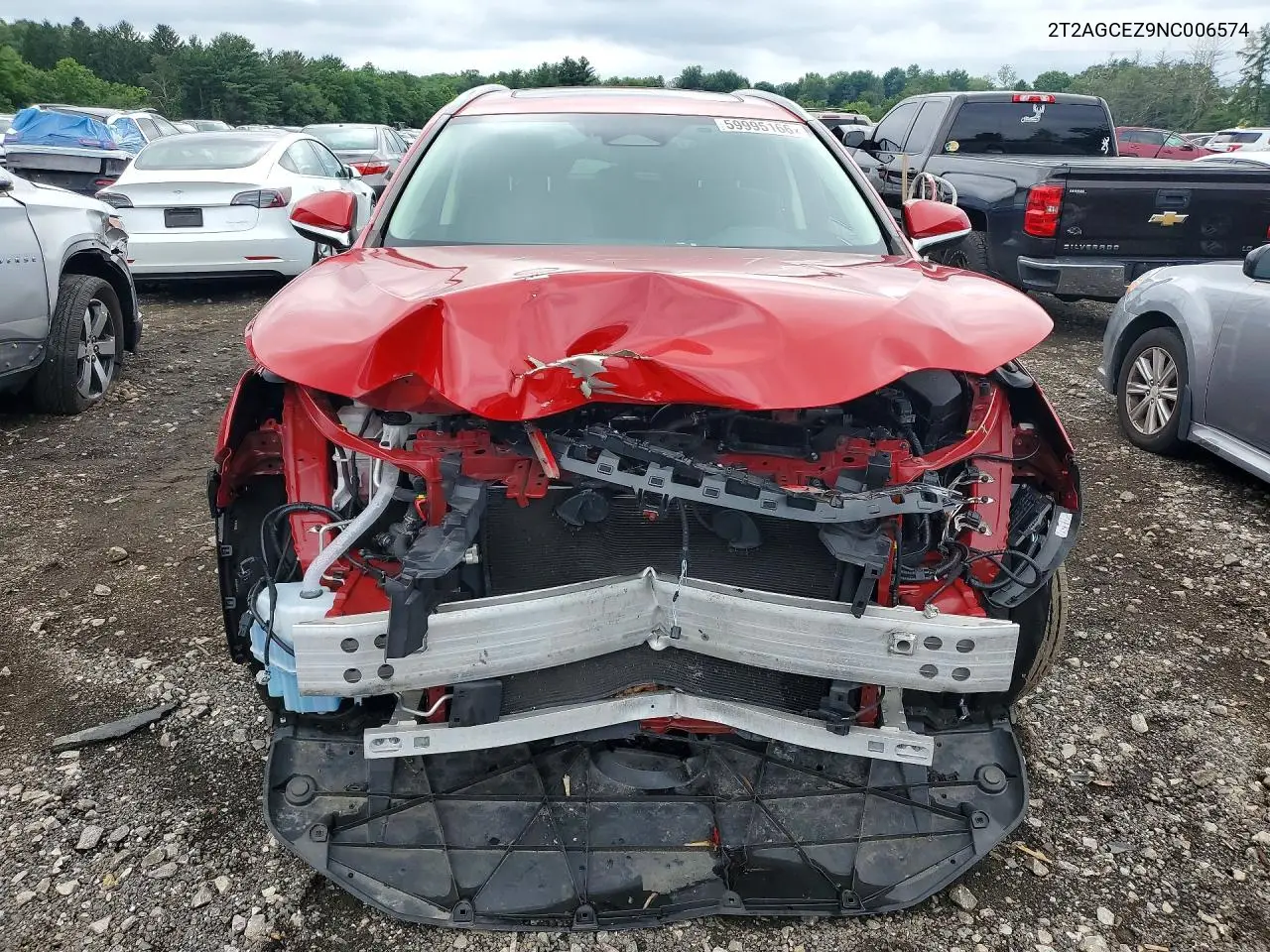 2022 Lexus Nx 350 VIN: 2T2AGCEZ9NC006574 Lot: 59995166