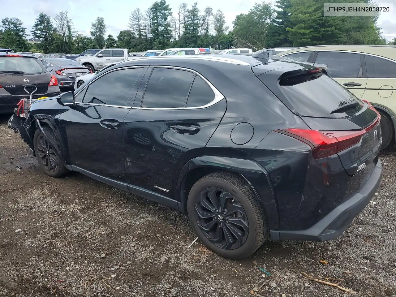 2022 Lexus Ux 250H Base VIN: JTHP9JBH4N2058720 Lot: 60324456