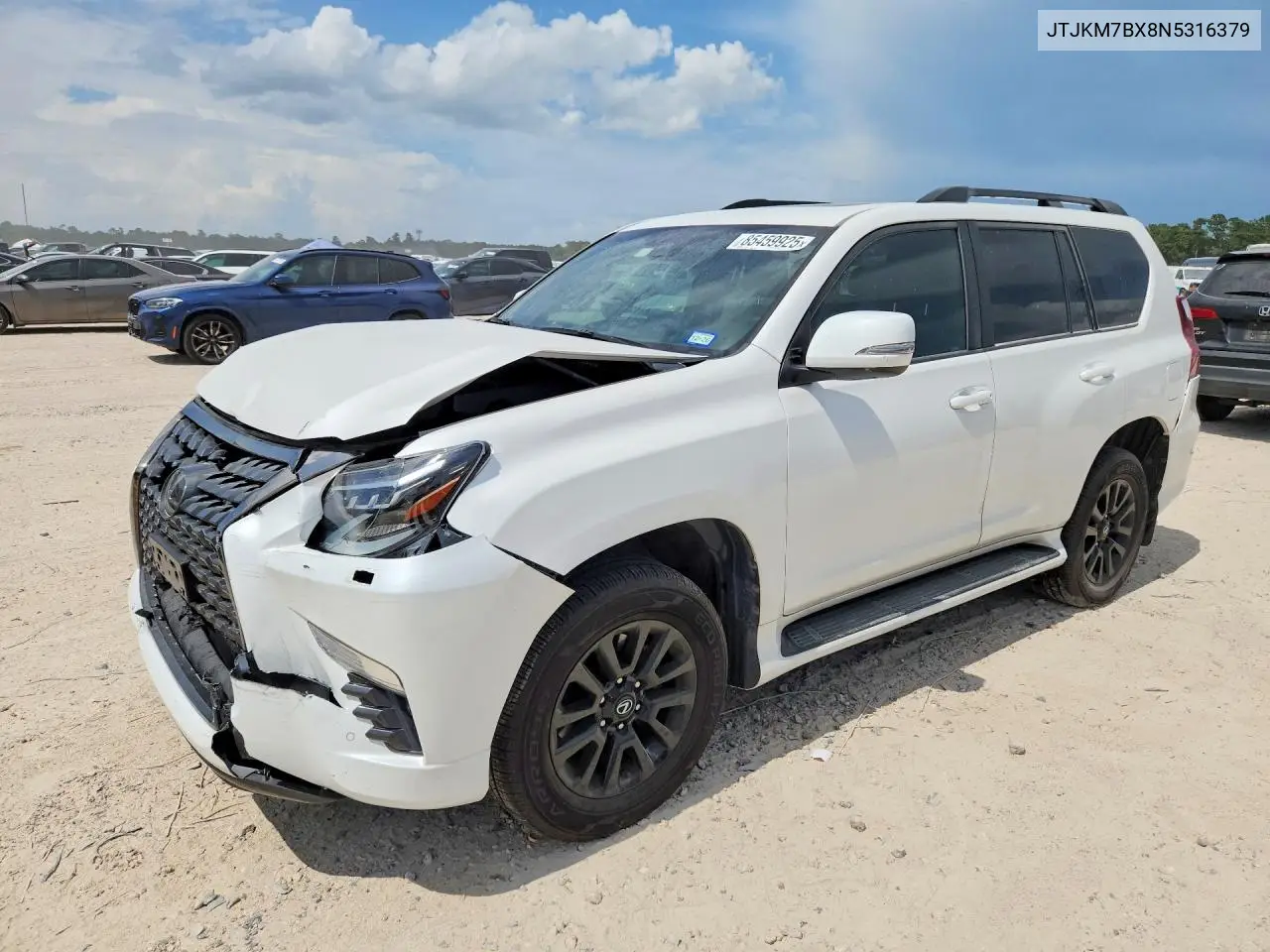 2022 Lexus Gx 460 VIN: JTJKM7BX8N5316379 Lot: 85459925