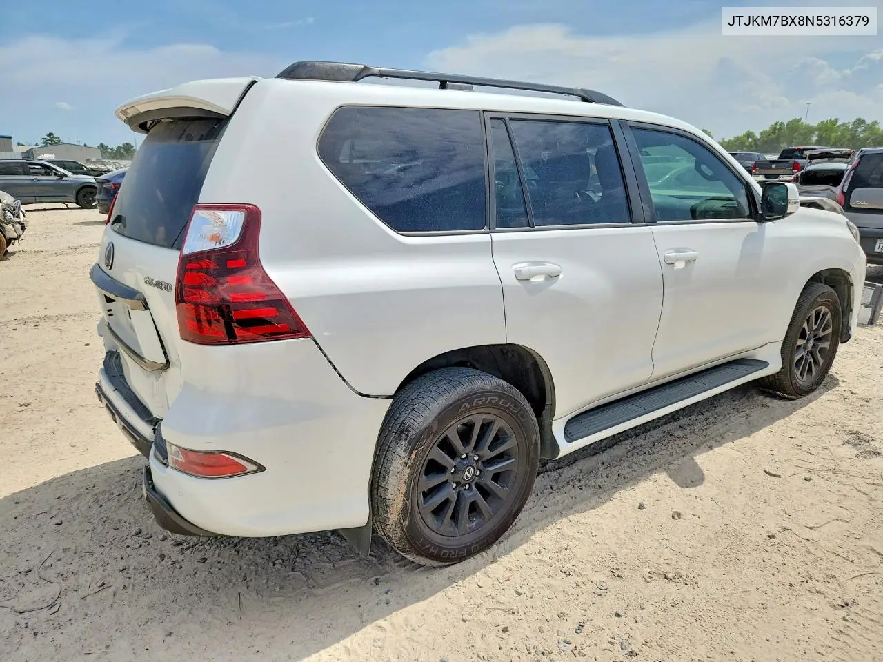 2022 Lexus Gx 460 VIN: JTJKM7BX8N5316379 Lot: 85459925