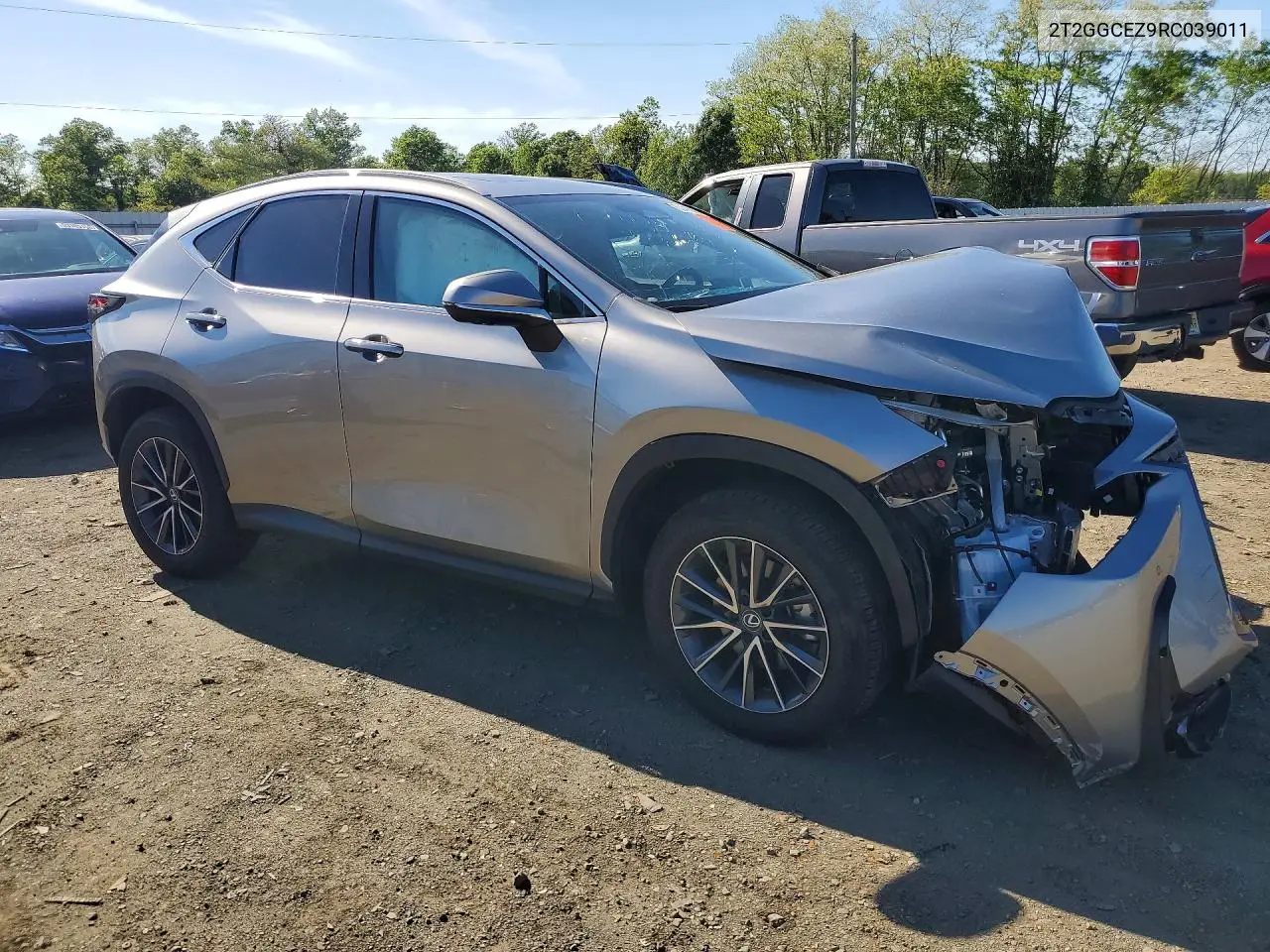 2024 Lexus Nx 350 Premium VIN: 2T2GGCEZ9RC039011 Lot: 53416996