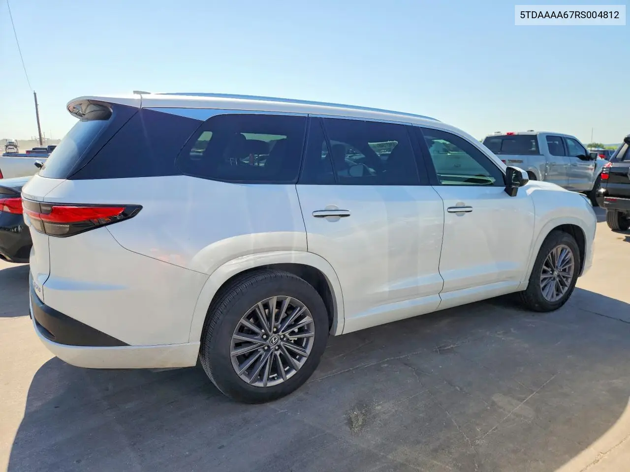2024 Lexus Tx 350 Base VIN: 5TDAAAA67RS004812 Lot: 53431546