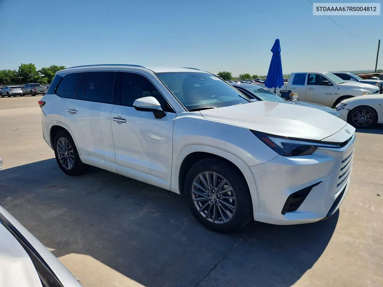 2024 Lexus Tx 350 Base VIN: 5TDAAAA67RS004812 Lot: 53431546