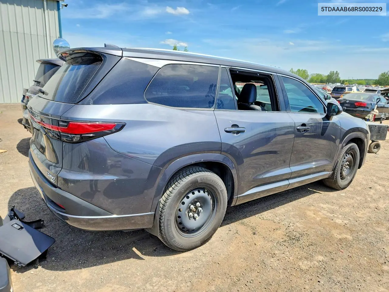 2024 Lexus Tx 350 Base VIN: 5TDAAAB68RS003229 Lot: 53792376