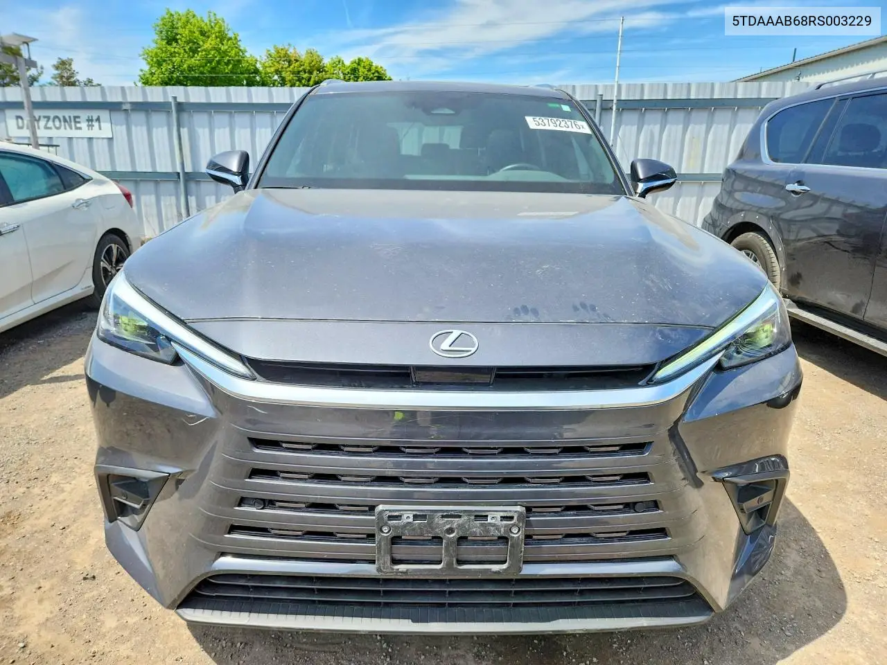 2024 Lexus Tx 350 Base VIN: 5TDAAAB68RS003229 Lot: 53792376