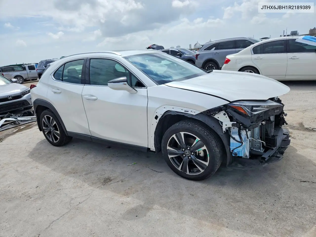 2024 Lexus Ux 250H Base VIN: JTHX6JBH1R2189389 Lot: 58255916