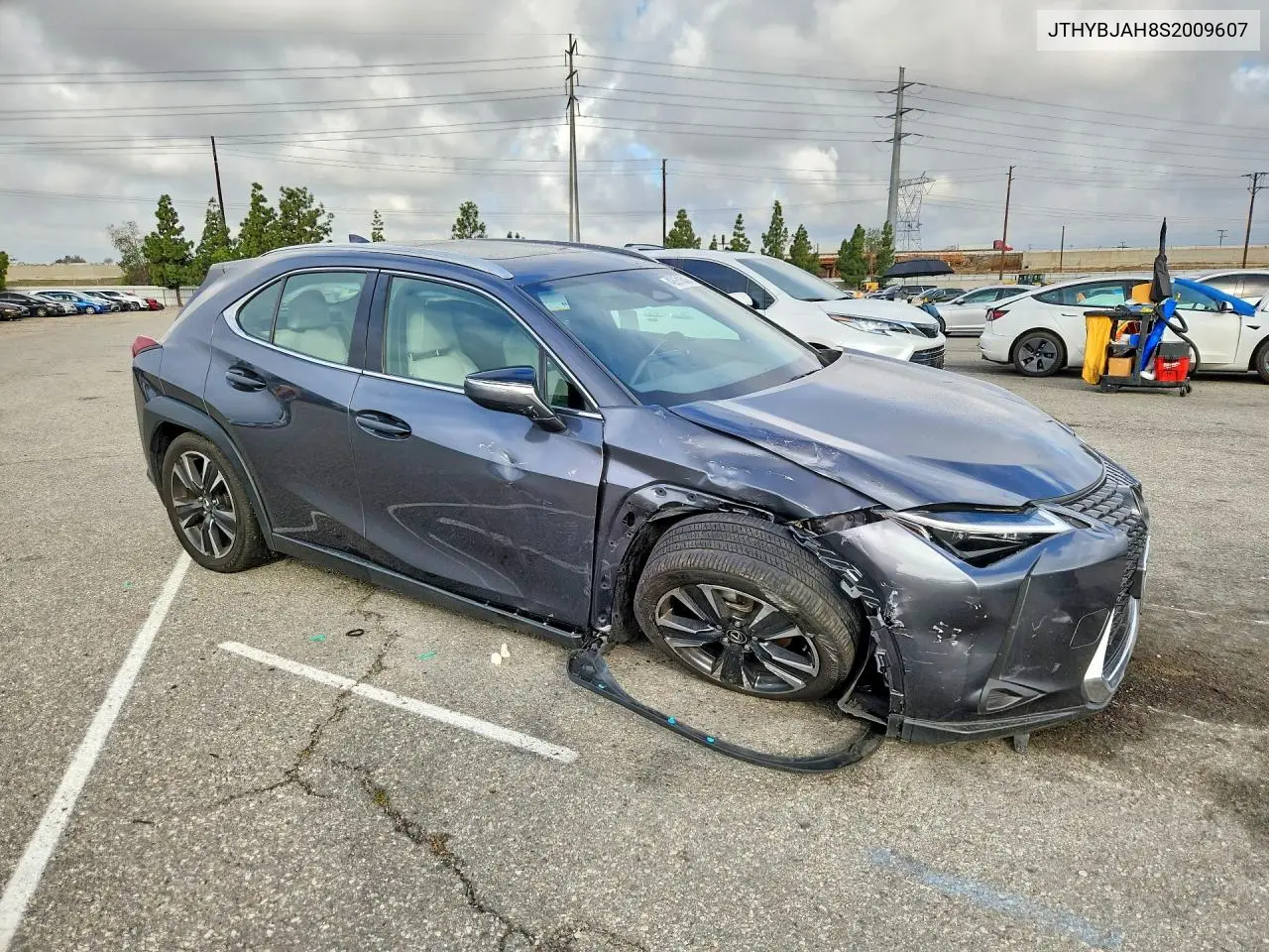 2025 Lexus Ux 300H Base VIN: JTHYBJAH8S2009607 Lot: 49631646