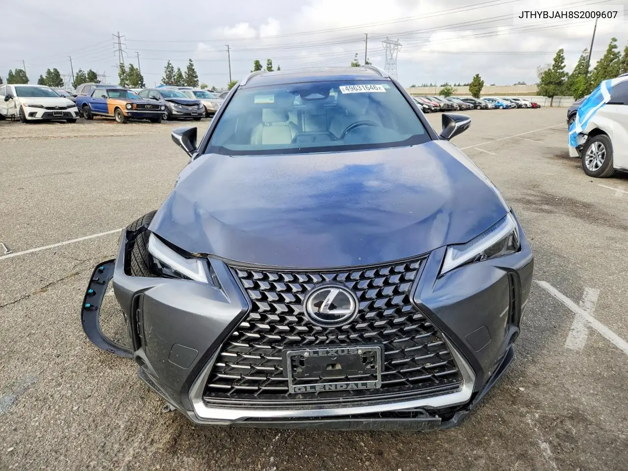 2025 Lexus Ux 300H Base VIN: JTHYBJAH8S2009607 Lot: 49631646