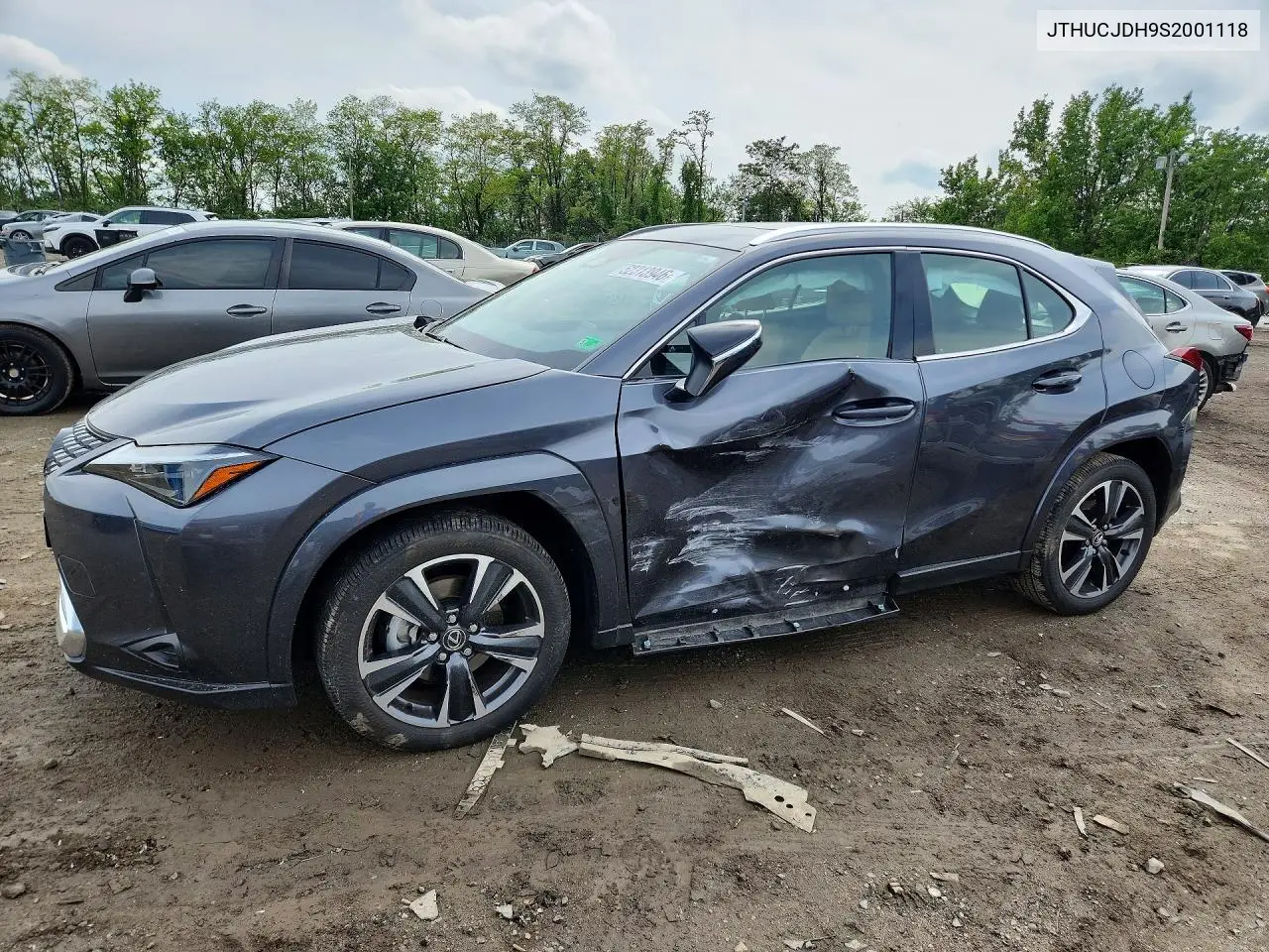 2025 Lexus Ux 300H Premium VIN: JTHUCJDH9S2001118 Lot: 52313946