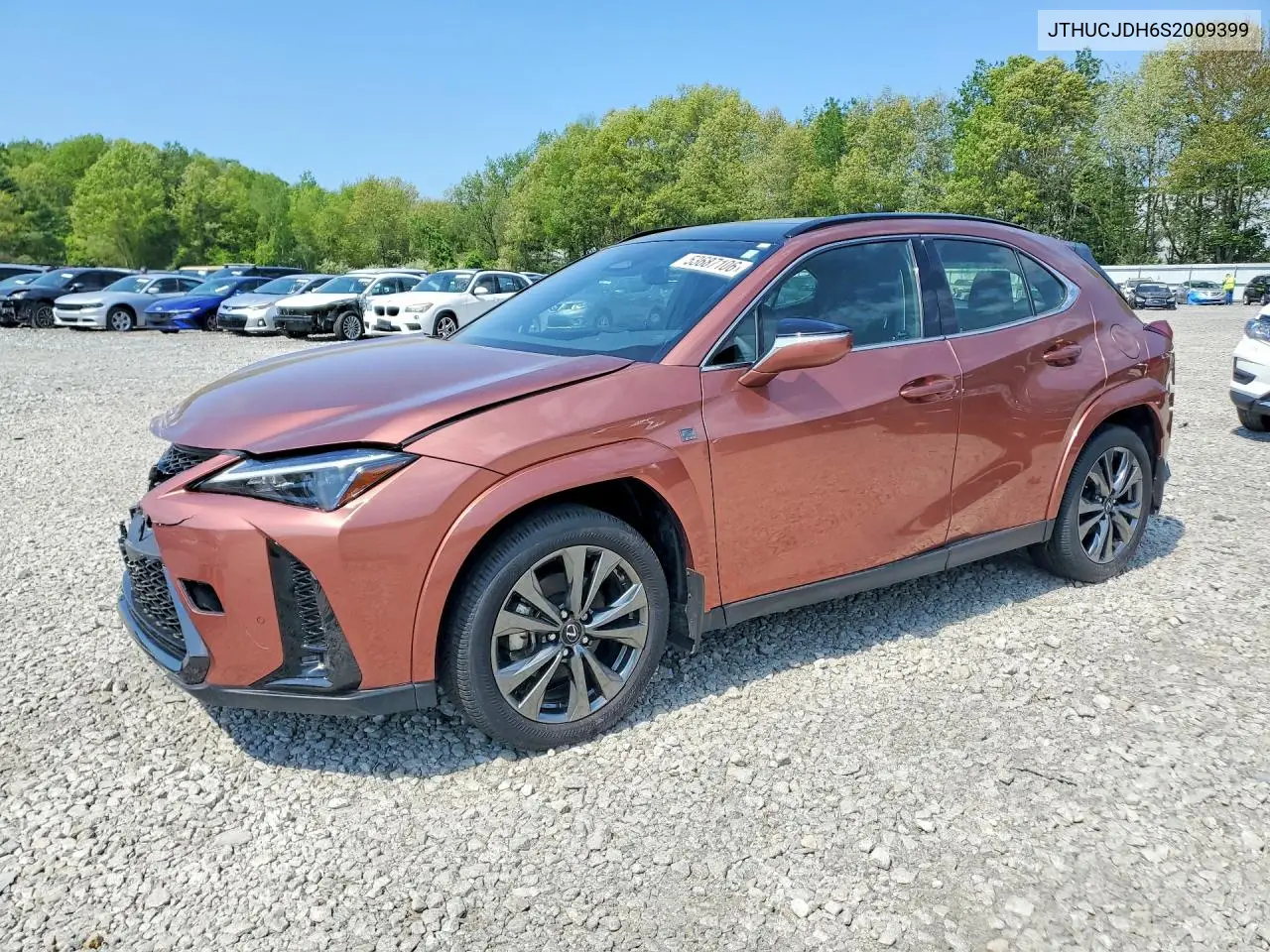 2025 Lexus Ux 300H F Sport Design VIN: JTHUCJDH6S2009399 Lot: 53687106