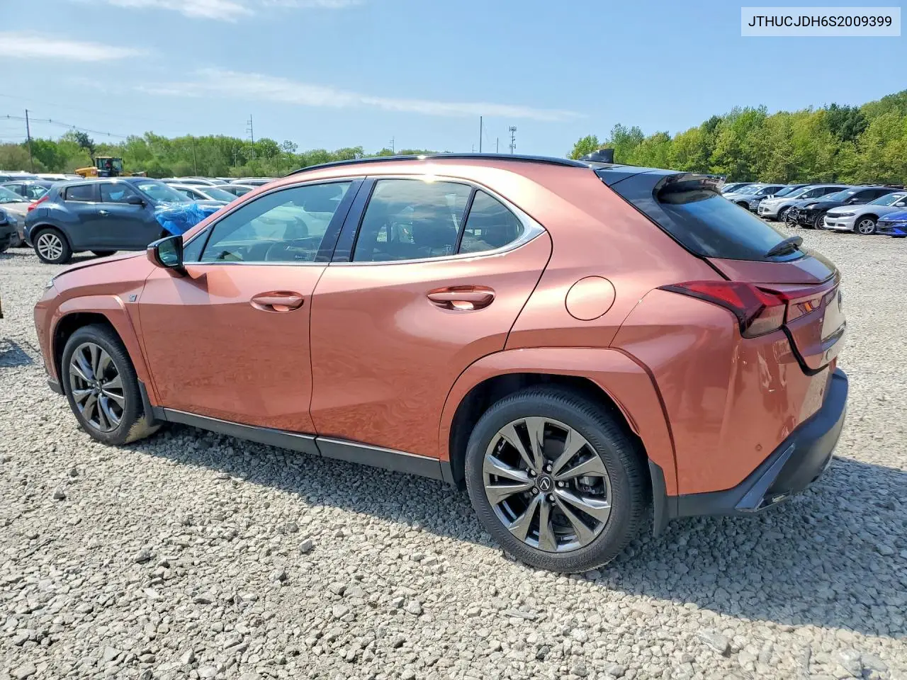 2025 Lexus Ux 300H F Sport Design VIN: JTHUCJDH6S2009399 Lot: 53687106