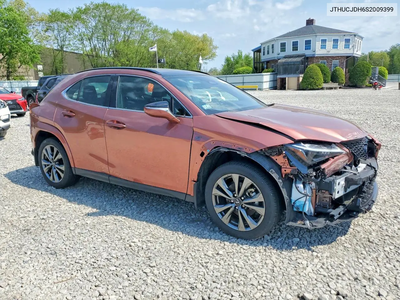 2025 Lexus Ux 300H F Sport Design VIN: JTHUCJDH6S2009399 Lot: 53687106