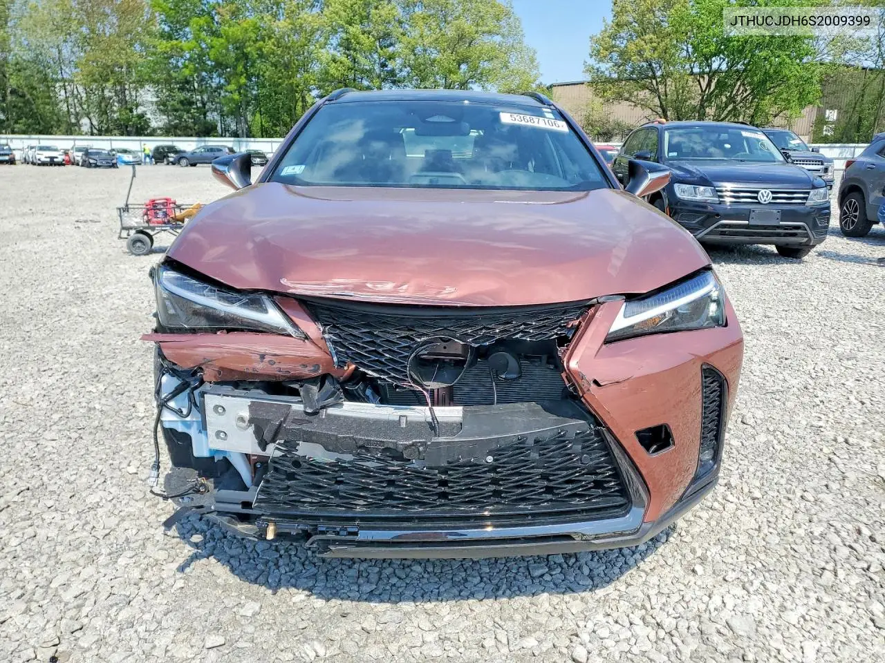 2025 Lexus Ux 300H F Sport Design VIN: JTHUCJDH6S2009399 Lot: 53687106