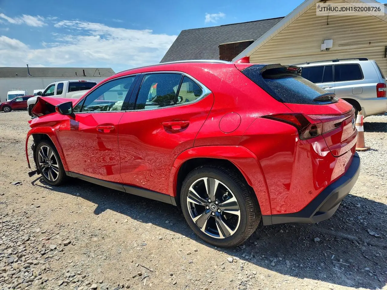 2025 Lexus Ux 300H Premium VIN: JTHUCJDH1S2008726 Lot: 56723386