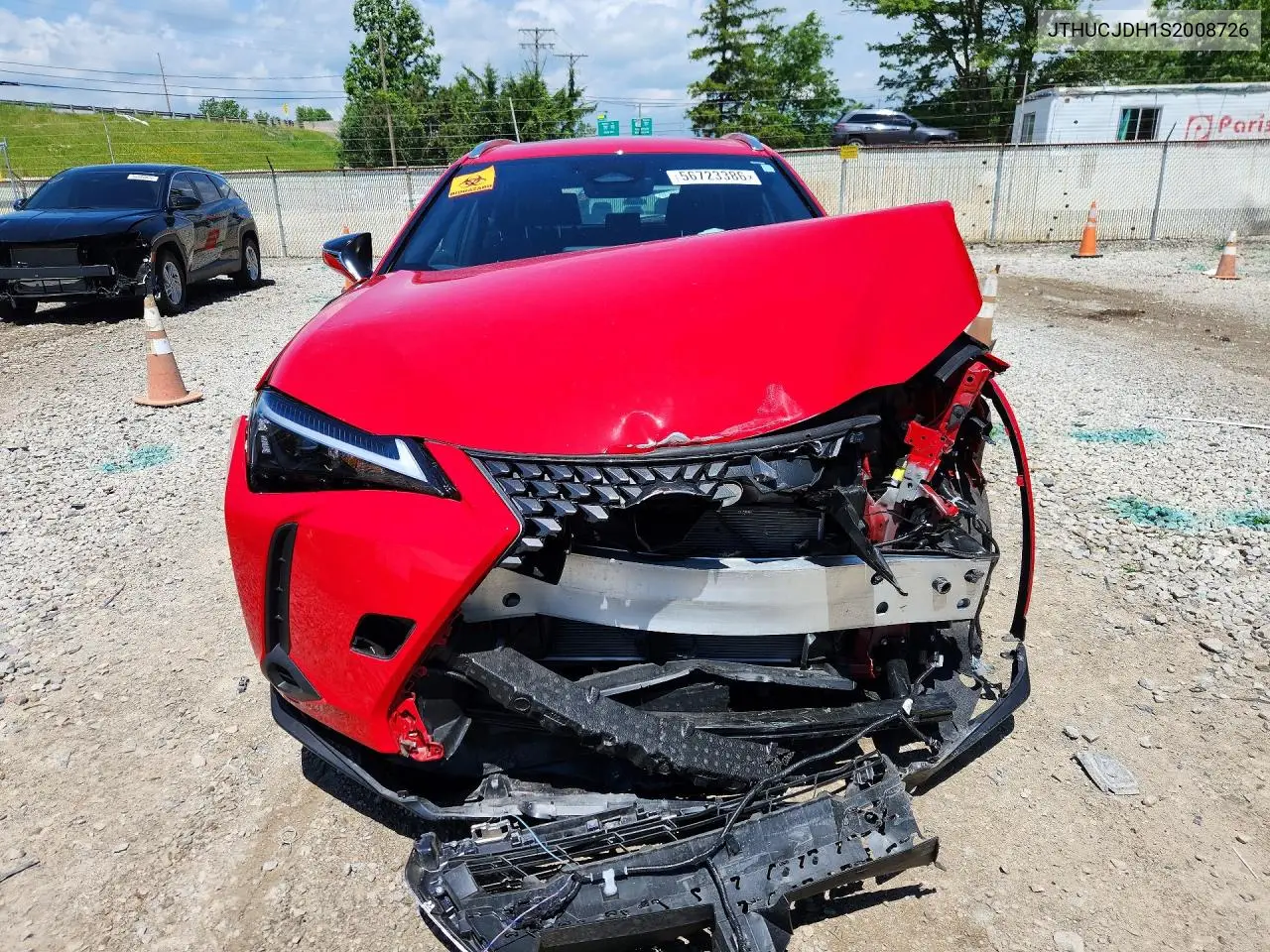 2025 Lexus Ux 300H Premium VIN: JTHUCJDH1S2008726 Lot: 56723386