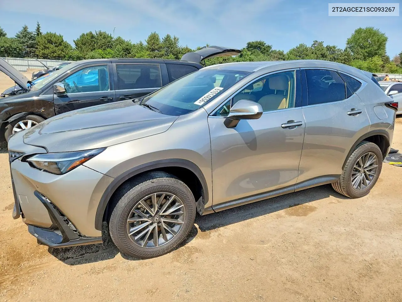 2025 Lexus Nx 350 Base VIN: 2T2AGCEZ1SC093267 Lot: 61014656