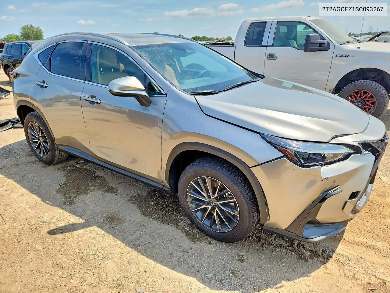 2025 Lexus Nx 350 Base VIN: 2T2AGCEZ1SC093267 Lot: 61014656